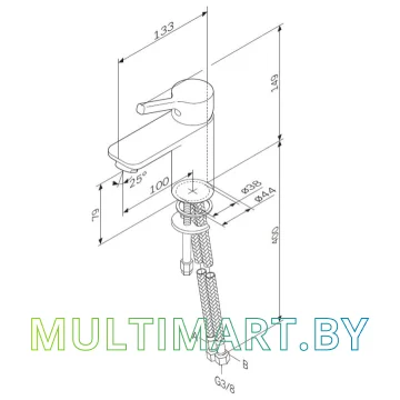 Смеситель AM.PM X-Joy F85B02100 картинка 6